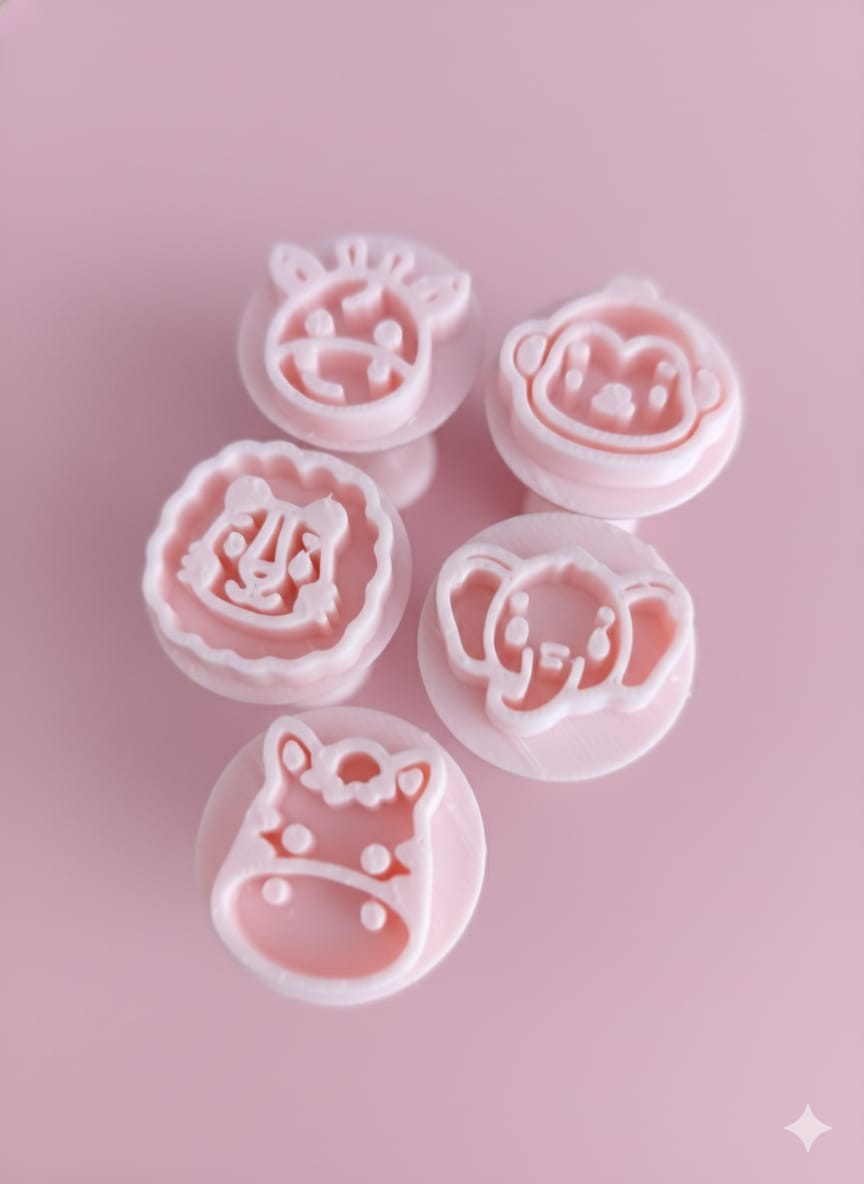 Kit carimbos para doces Safari