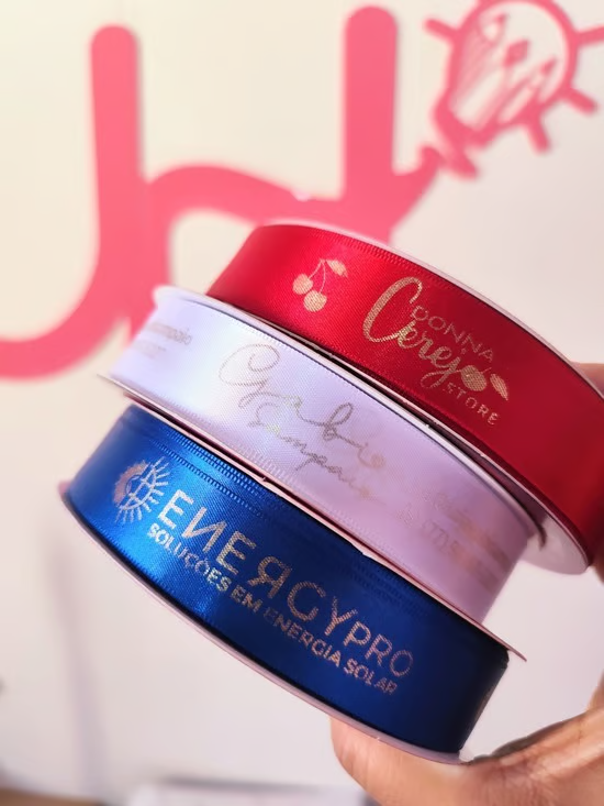 Fita de Cetim Personalizada