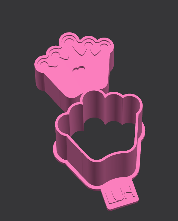 Modelador Ejetor Coroa para Brigadeiro, Doce, Massa e Biscoito