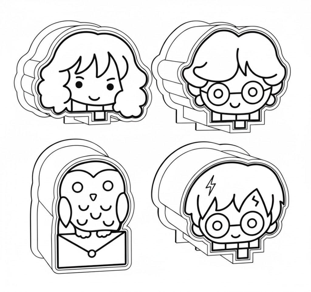 Modelador Ejetor Harry Potter para Brigadeiro, Doce, Massa e Biscoito