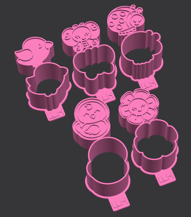 Modelador Ejetor jardim encantado para Brigadeiro, Doce, Massa e Biscoito