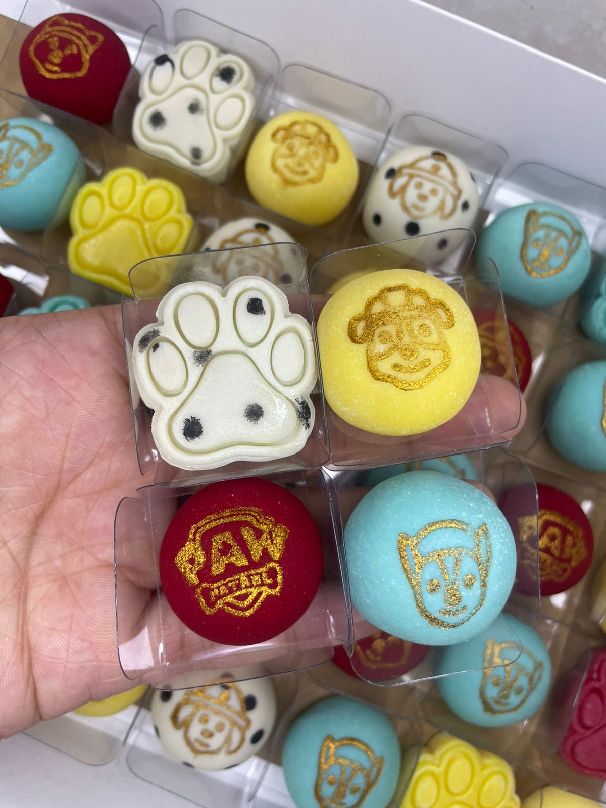 Modelador Ejetor patinha (pata de pet) para Brigadeiro, Doce, Massa e Biscoito