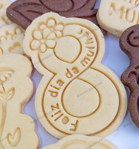 Cortador de biscoito dia da mulher (Número 8)