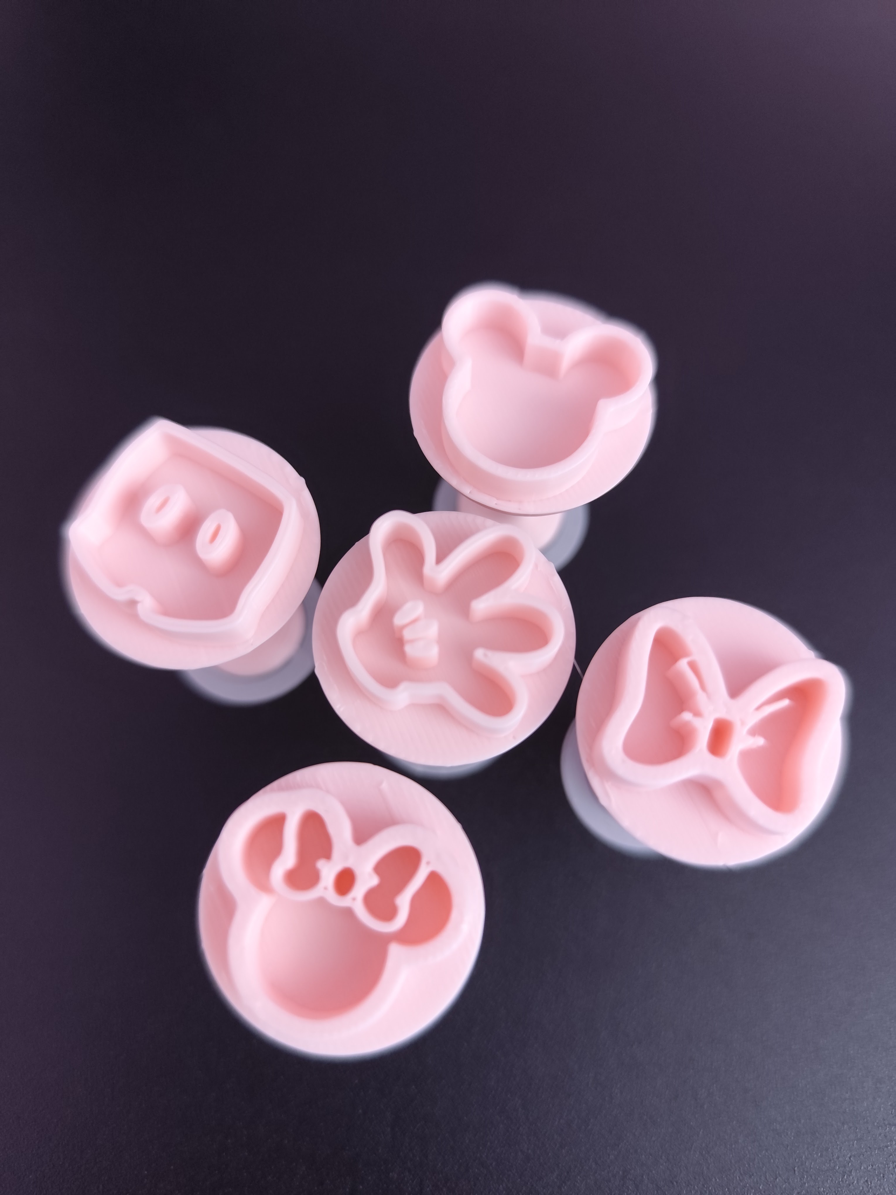 Kit carimbo para doces Mickey e Minnie