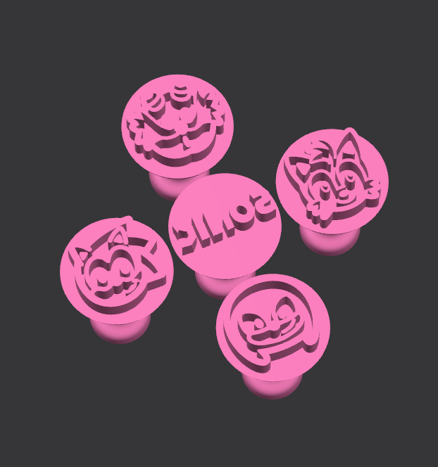 Kit Carimbos para doces Sonic