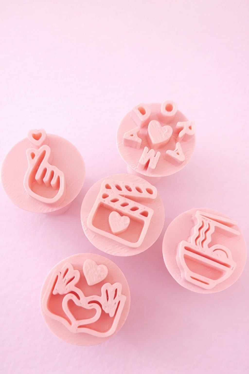 Kit carimbos para doces dorama