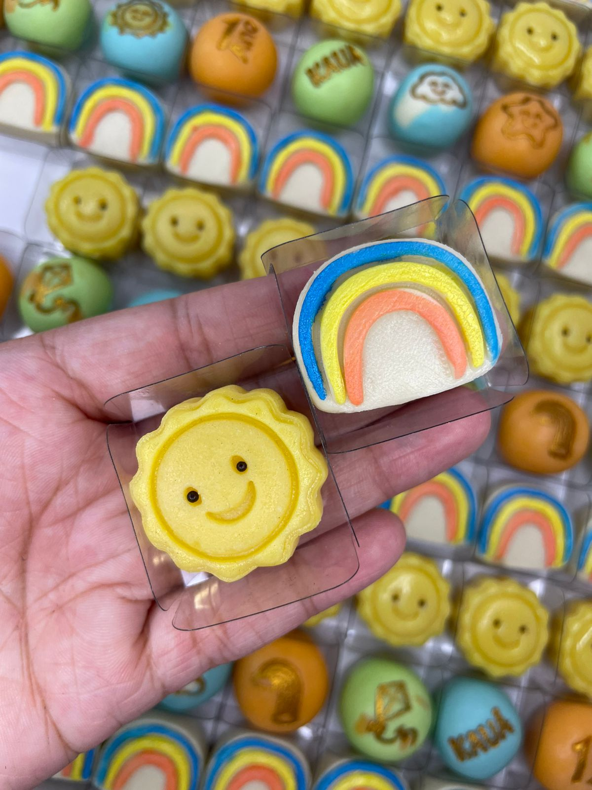 Modelador Ejetor Arco-íris ou sol para Brigadeiro, Doce, Massa e Biscoito