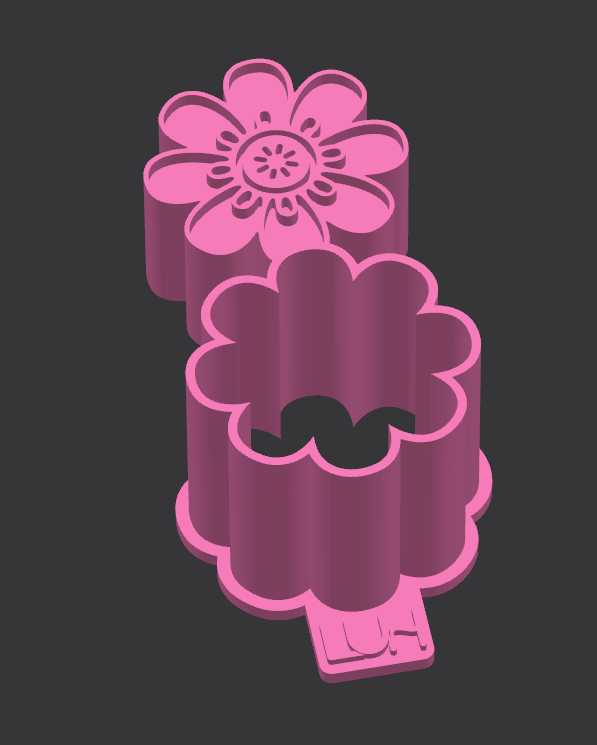 Modelador Ejetor Flor para Brigadeiro, Doce, Massa e Biscoito