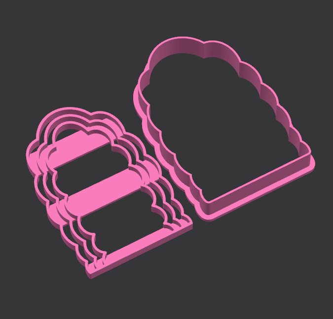 Cortador Arco ondulado