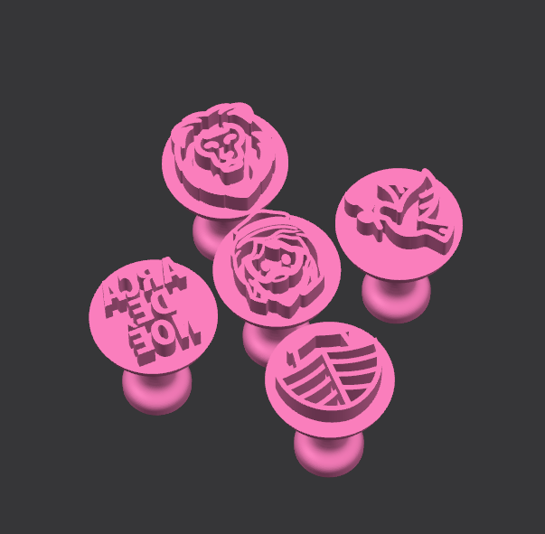 Kit Carimbos para doces Arca de Noé