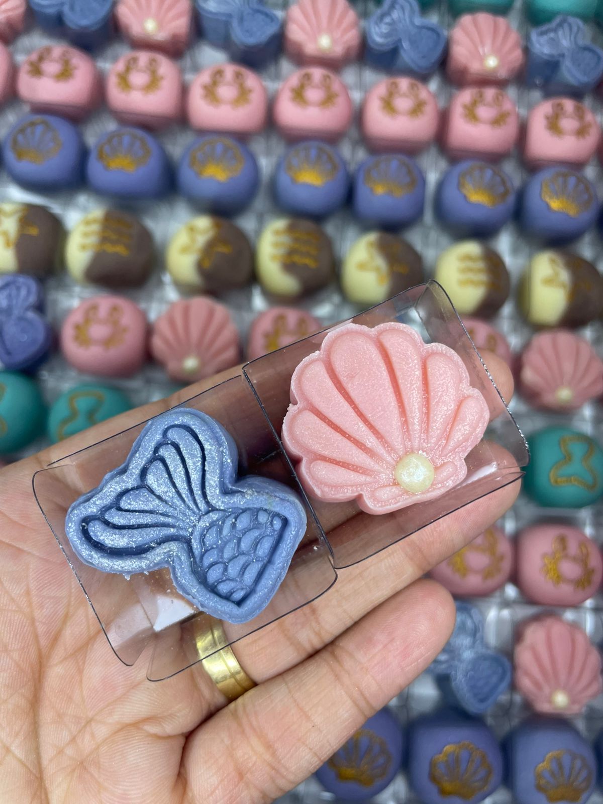 Modelador Ejetor fundo do mar para Brigadeiro, Doce, Massa e Biscoito