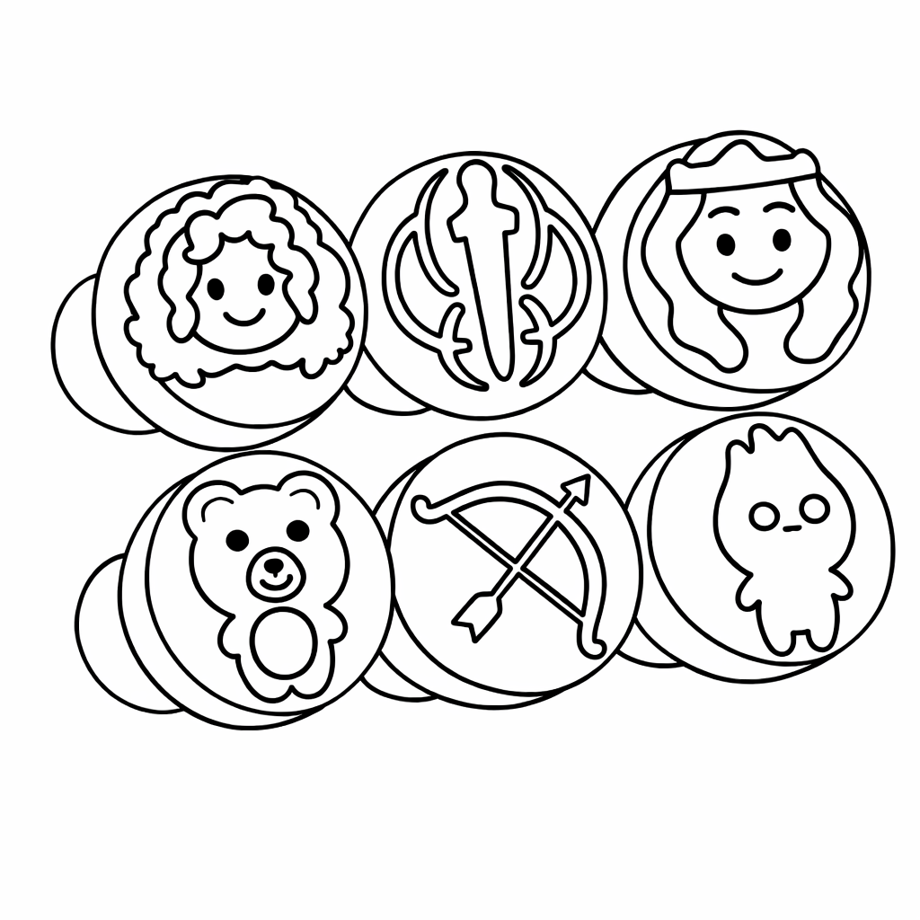 Kit carimbos para doces Valente 