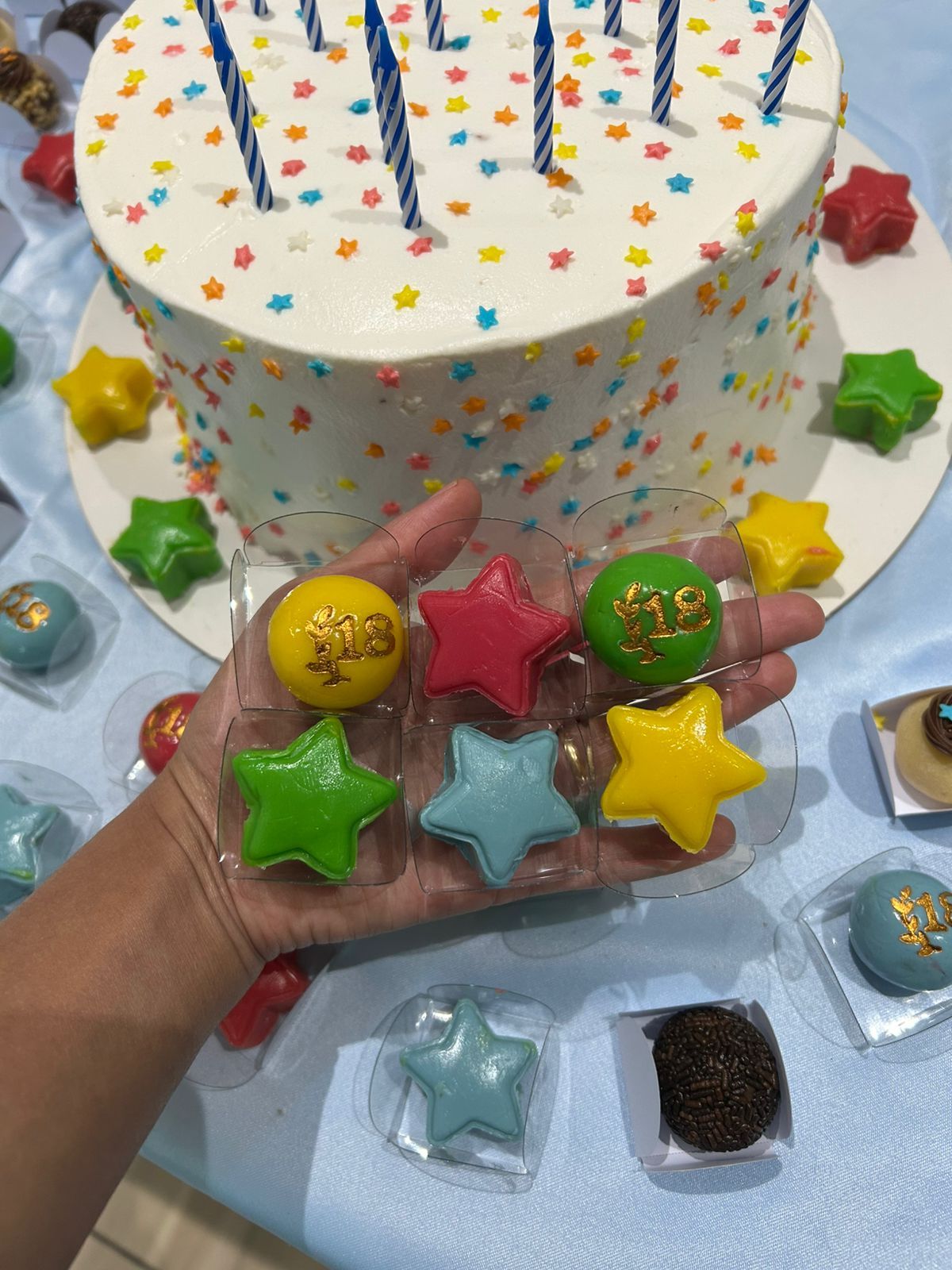 Modelador Ejetor estrela para Brigadeiro, Doce, Massa e Biscoito