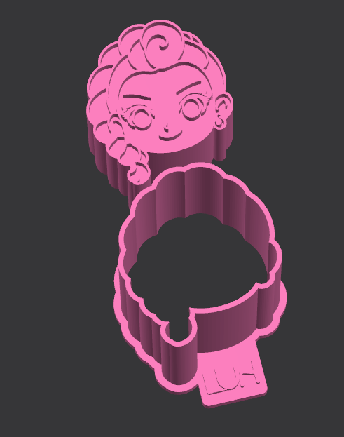 Modelador Ejetor Guerreiras do Kpop para Brigadeiro, Doce, Massa e Biscoito