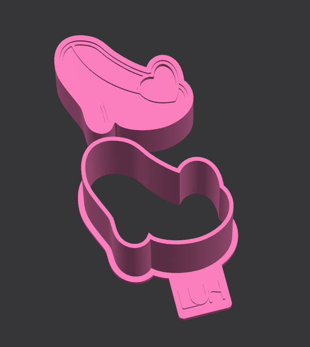 Modelador Ejetor sapato princesa para Brigadeiro, Doce, Massa e Biscoito