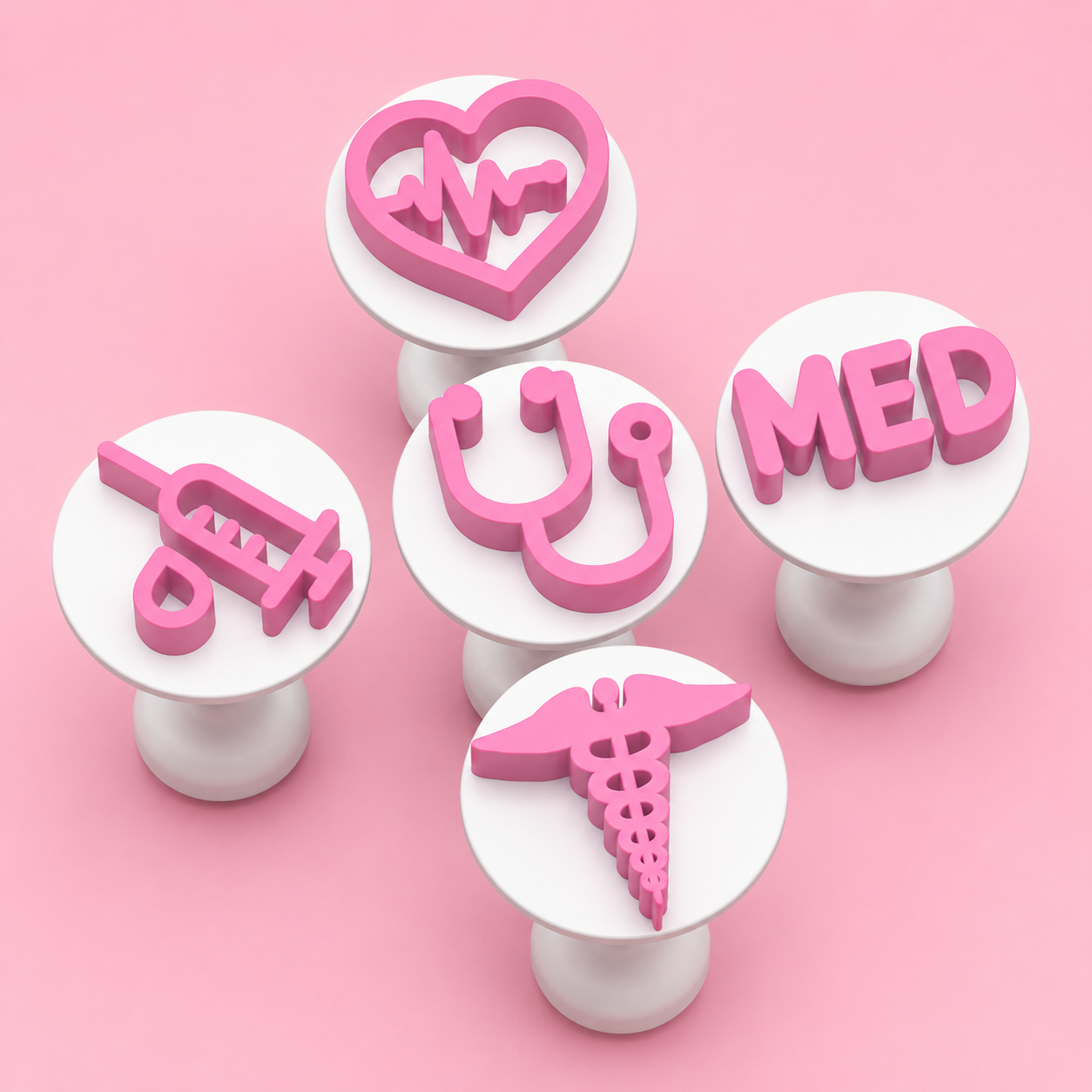 Carimbos para doces e brigadeiros medicina