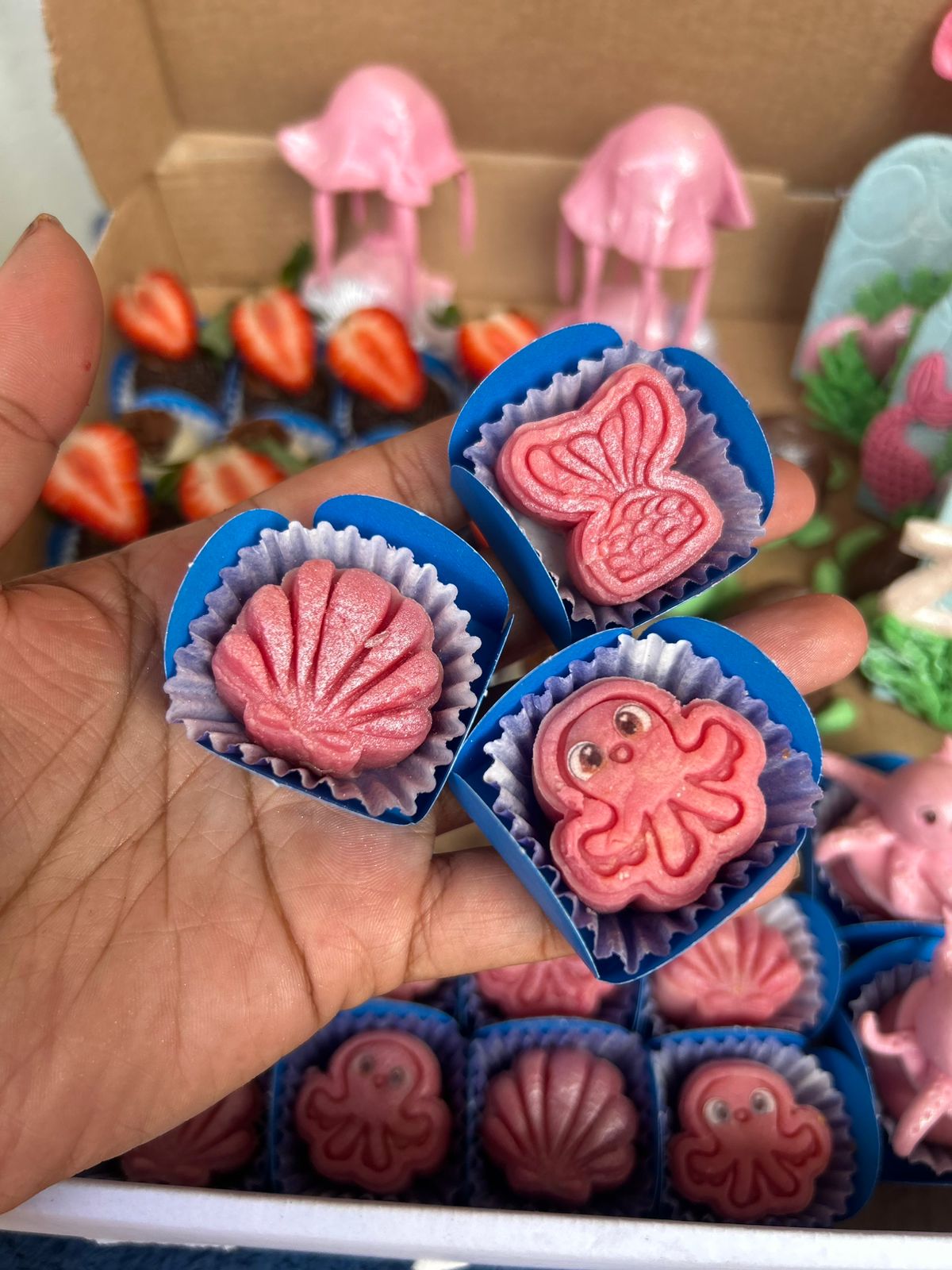 Modelador Ejetor fundo do mar para Brigadeiro, Doce, Massa e Biscoito