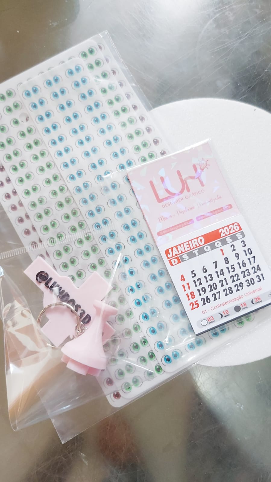 Olhinhos comestíveis para doces (olhos)