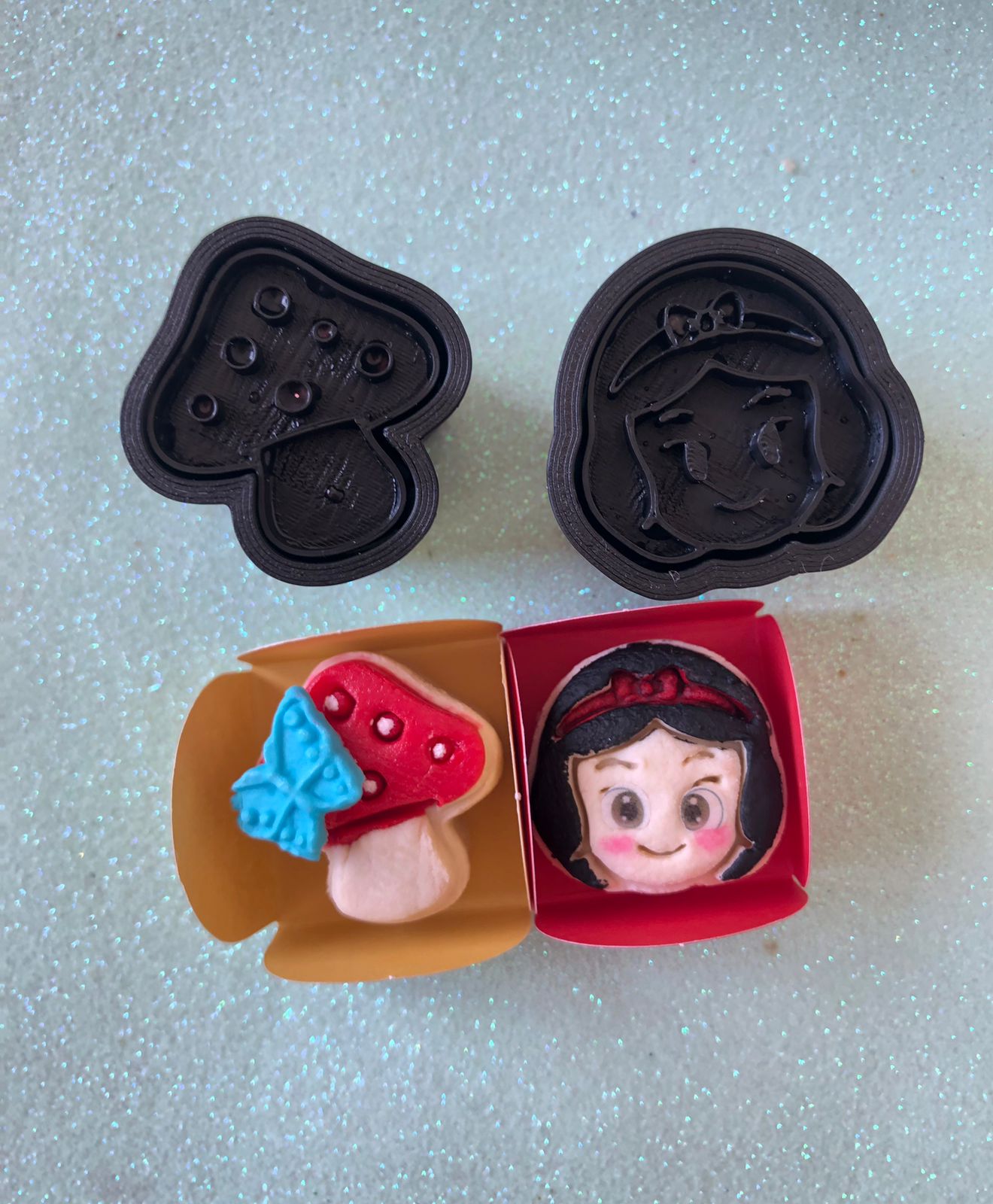 Modelador Ejetor branca de neve para Brigadeiro, Doce, Massa e Biscoito