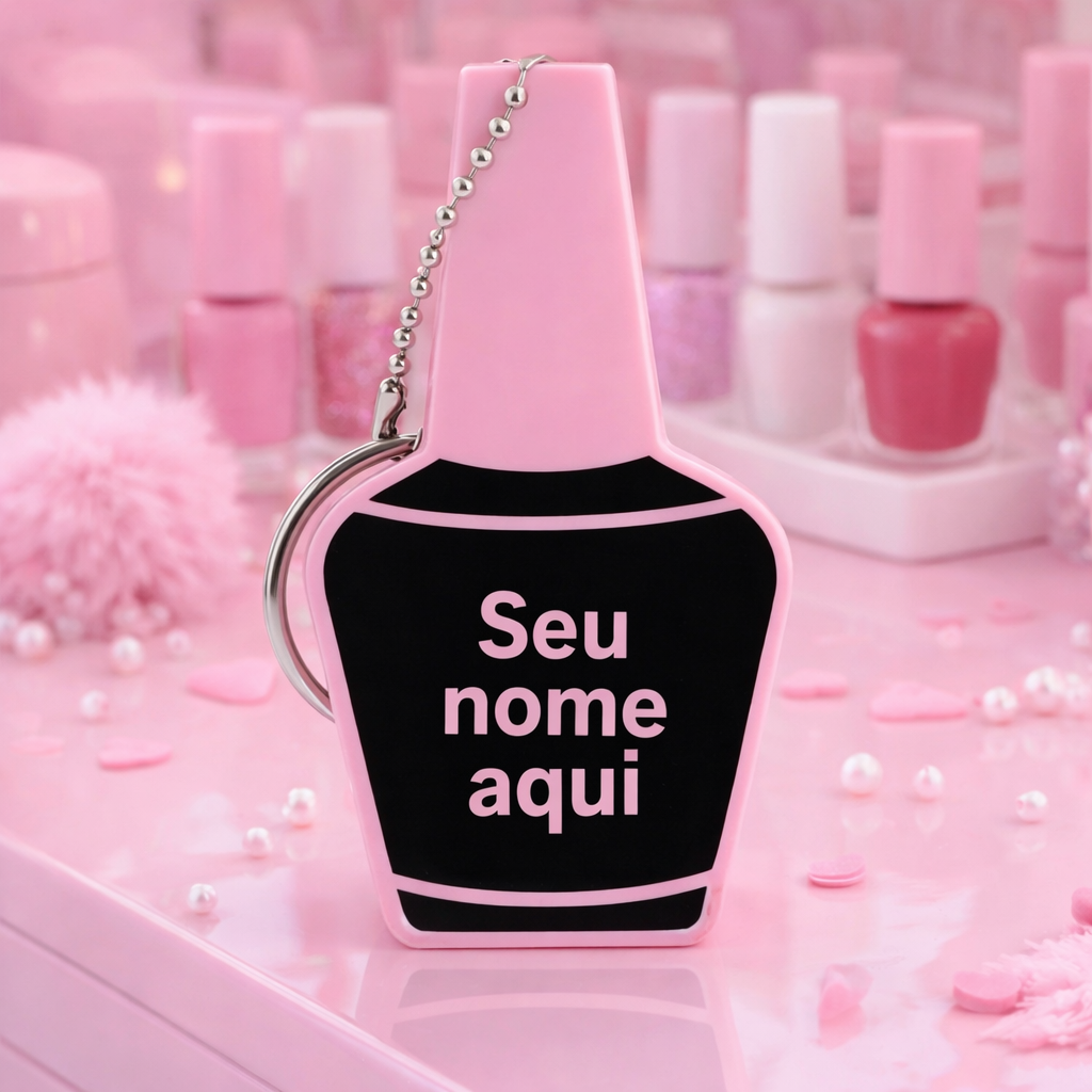 Chaveiro esmalte (manicure)