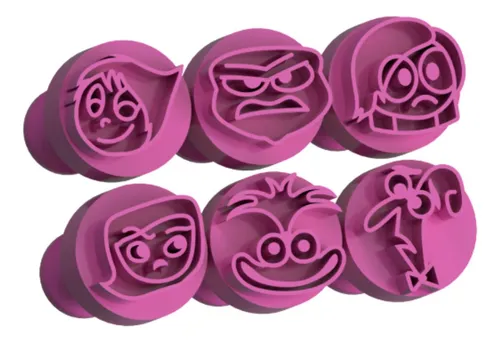 Kit carimbos para doces Divertidamente 