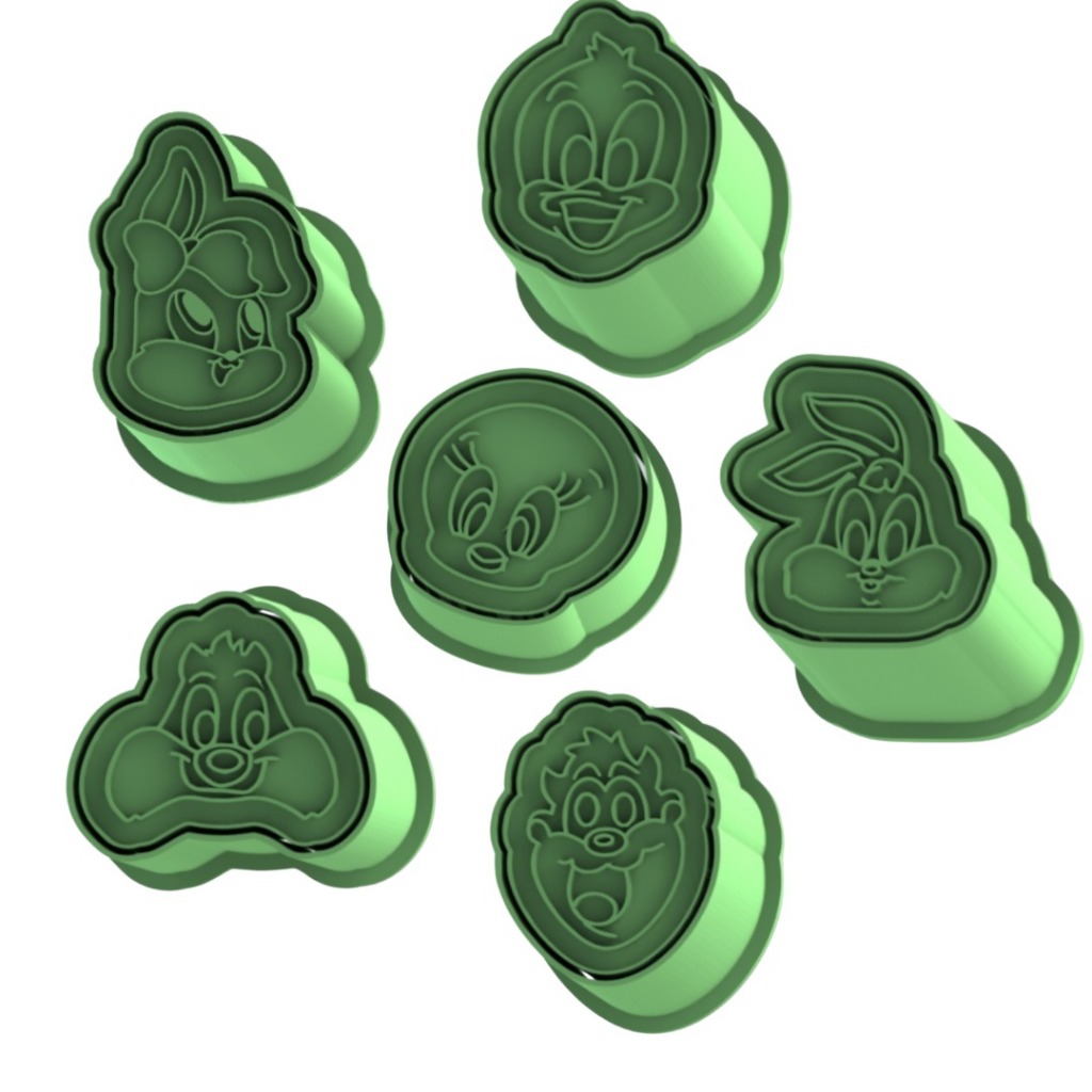 Modelador ejetor para doces Looney Tunes 