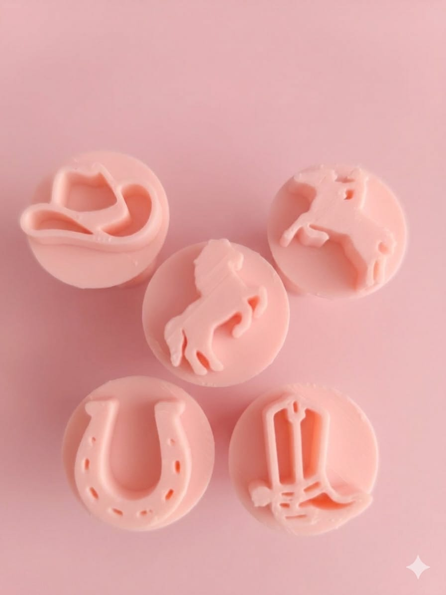 Kit Carimbos para doces Brigadeiros Cowboy