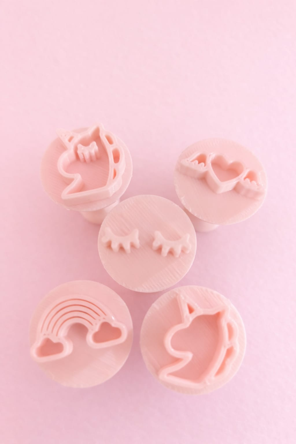 Kit carimbos para doces unicórnio 