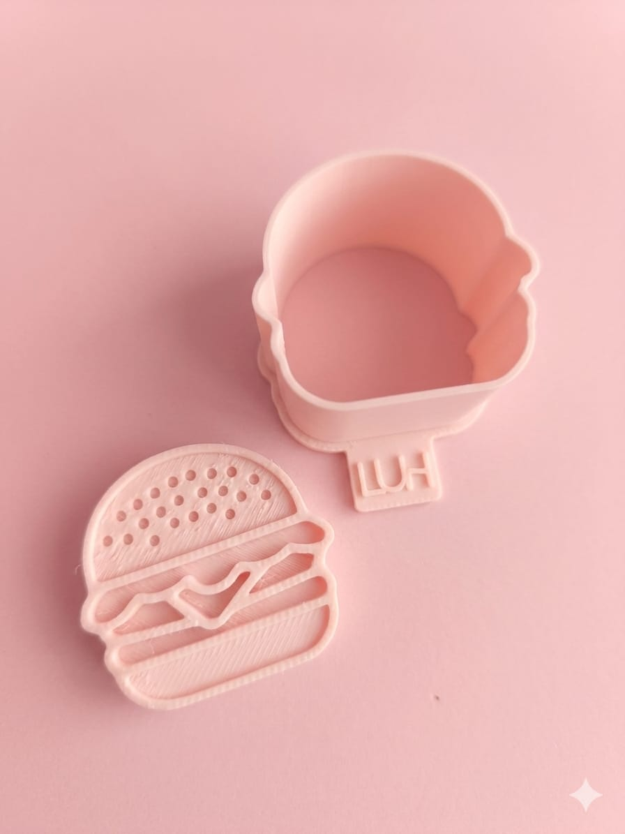 Modelador Ejetor Hambúrguer ou Batata para Brigadeiro, Doce, Massa e Biscoito