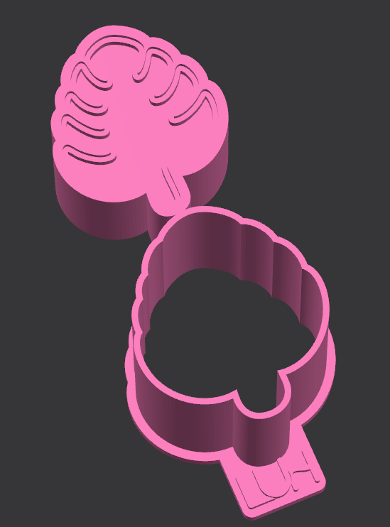 Modelador Ejetor folha para Brigadeiro, Doce, Massa e Biscoito