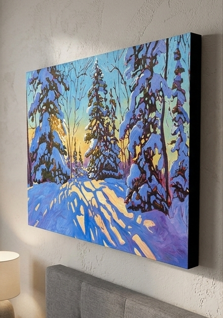 Stretched Canvas- Winter is a gift