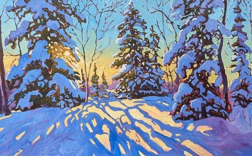 Stretched Canvas- Winter is a gift