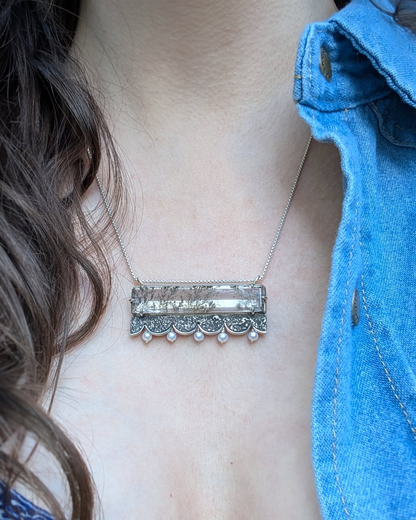 Dendritic Quartz Pendant