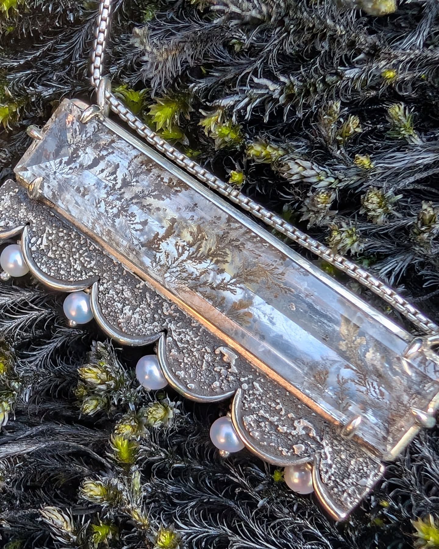 Dendritic Quartz Pendant