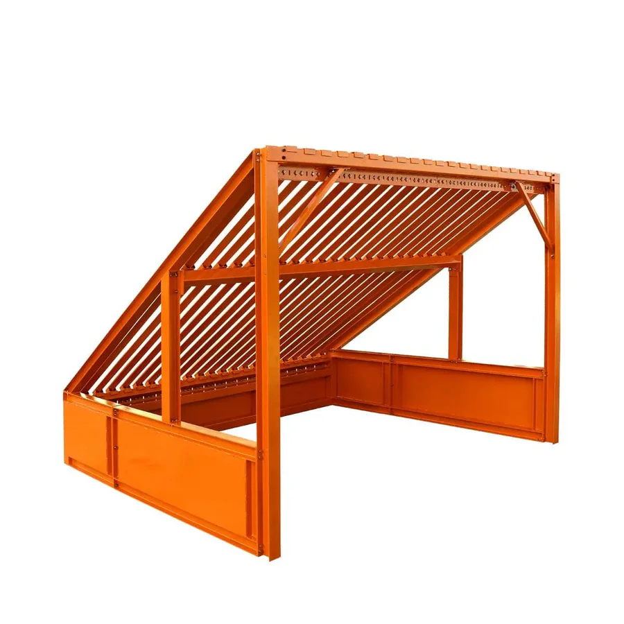 12' Heavy Duty Grizzly Rock Screen with Adjustable Deck Bars, 5000-lb Capacity TMG-RS12