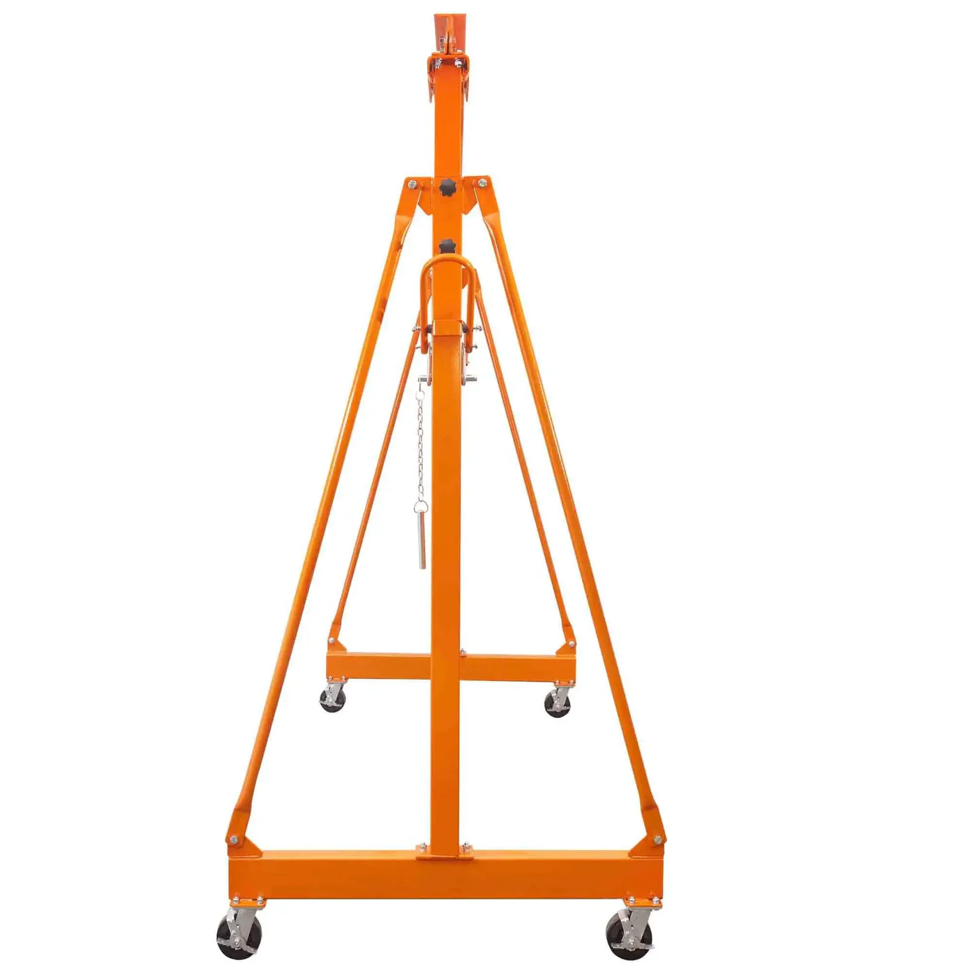 2 Ton Steel Gantry Crane with Adjustable Height, Auto-Lock & Swivel Caster Wheels TMG-AGC21