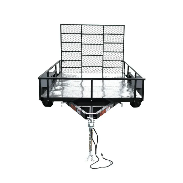 6’ x 10’ Single Axle Utility Trailer w/Ramp, 2500 Lb Payload Capacity, Robust Construction, Powder Coated, LED Lights, Spacious Interior, 2" Coupler, TMG-UT610