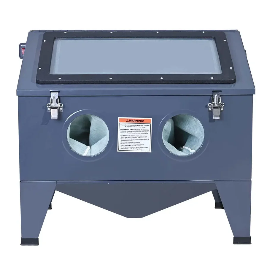 50 Gallon/190L Top-Open Bench Top Abrasive Sandblaster w/View Window, 115 PSI, 15 CFM, TMG-ABC50