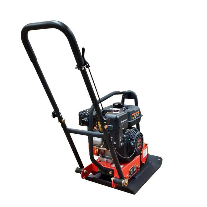 2380 Lbs Heavy-Duty Plate Compactor, 6.5 HP Loncin G200F Engine, 8" Compaction Depth, TMG-PC60