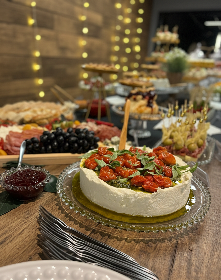 Terrine Ricota com Tomate Confit