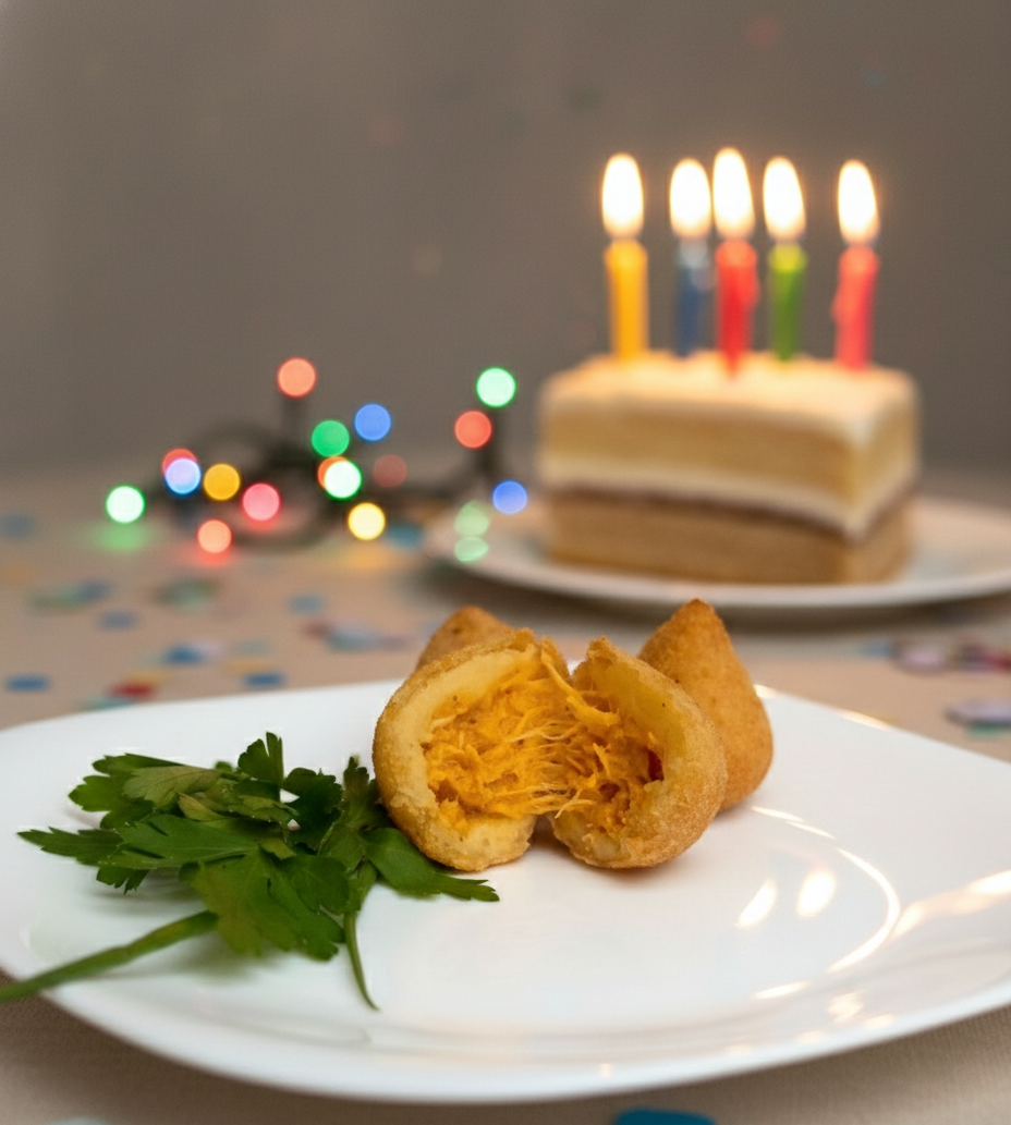 Coxinha de Frango - 25 unidades