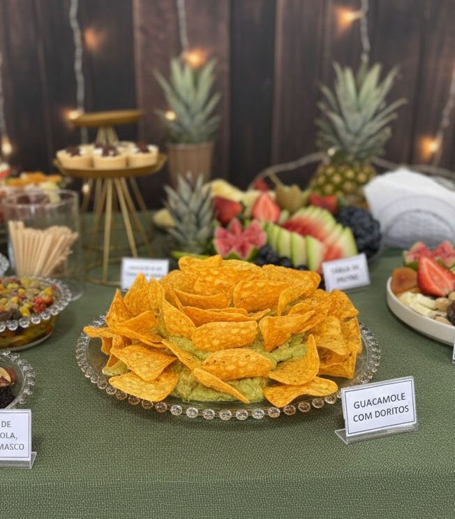 Guacamole com Doritos