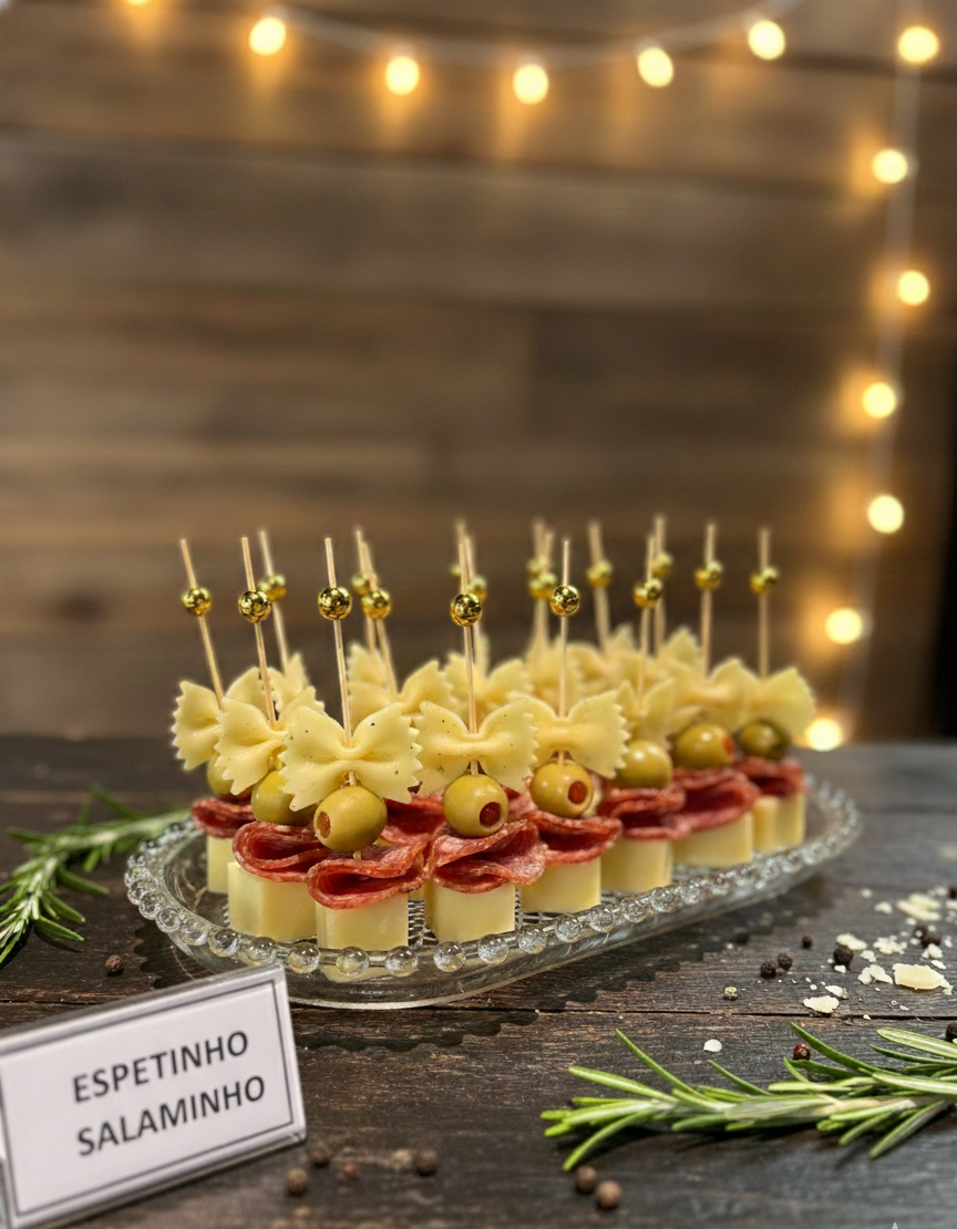 Espetinho de Salaminho - 10 unid.