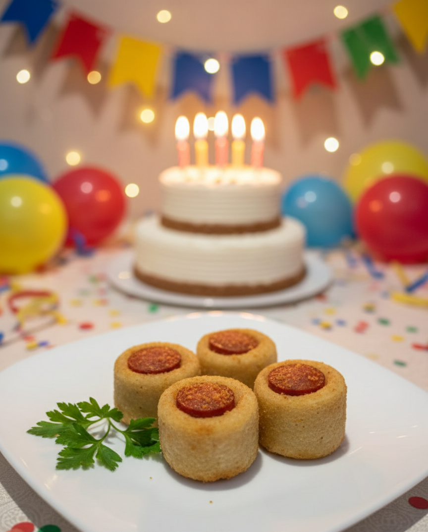 Enrolado de Salsicha - 25 unid.