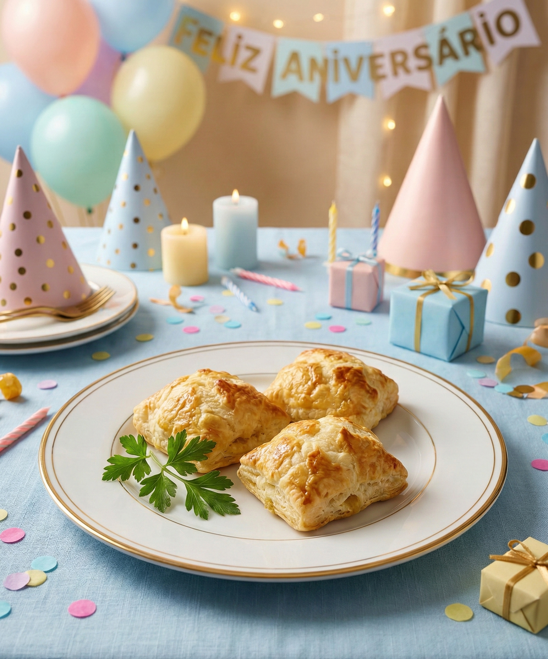 Trouxinha folhada - 50 unid.