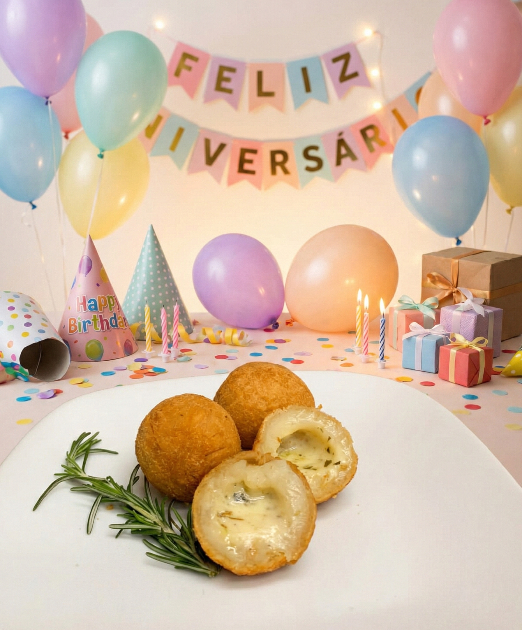 Bombom de Queijo Provolone - 50 unid.