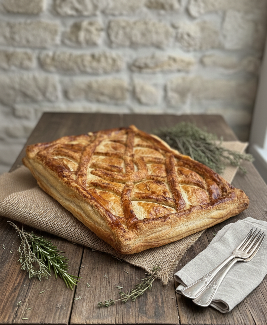 Torta Salgada Massa Folhada - Tam G