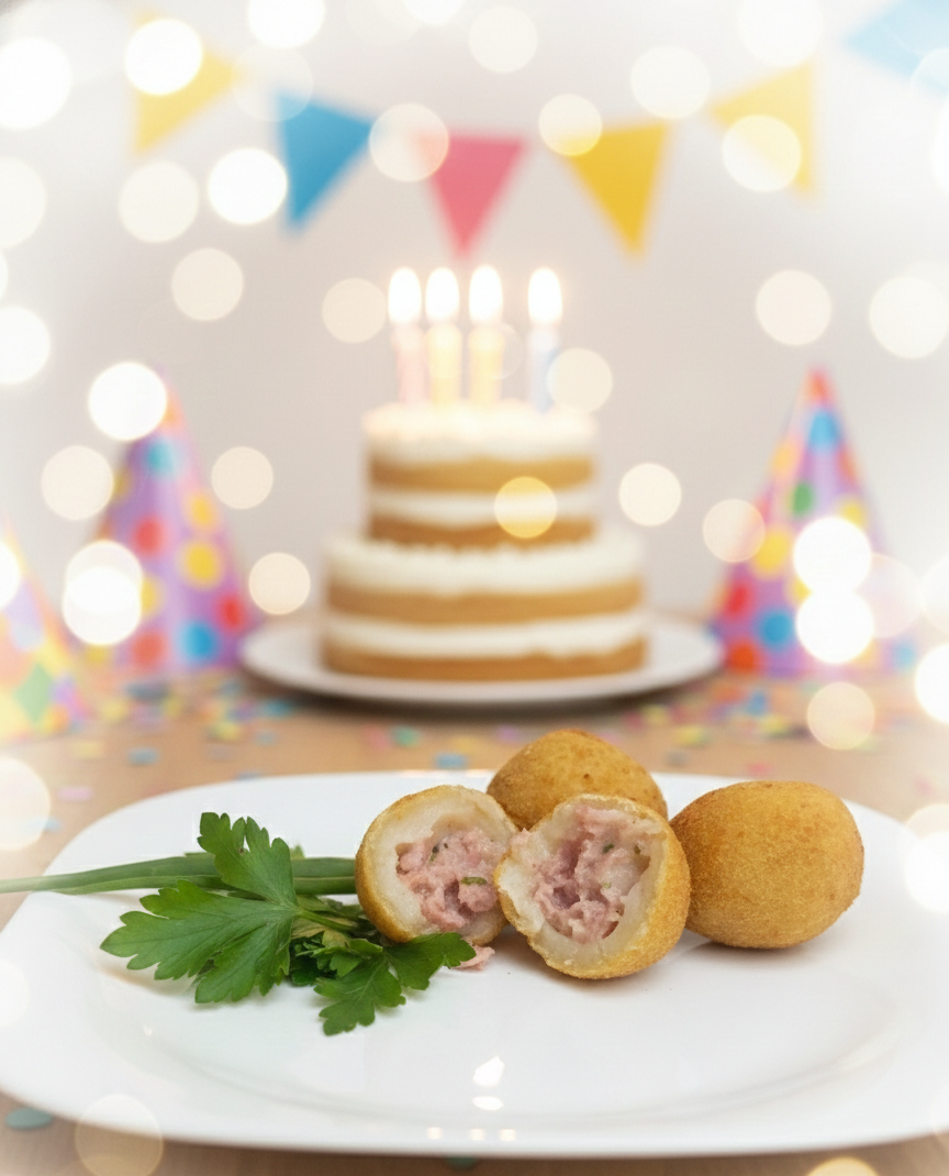 Bombom de Presunto e Mussarela - 25 unid.