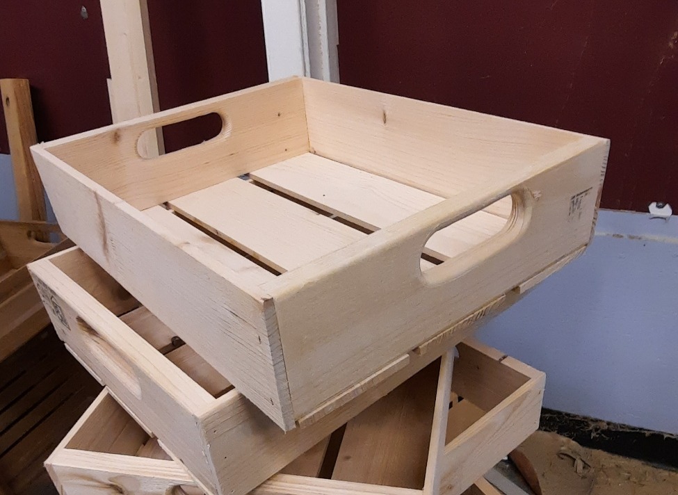 Shorty Wooden Storage Crate