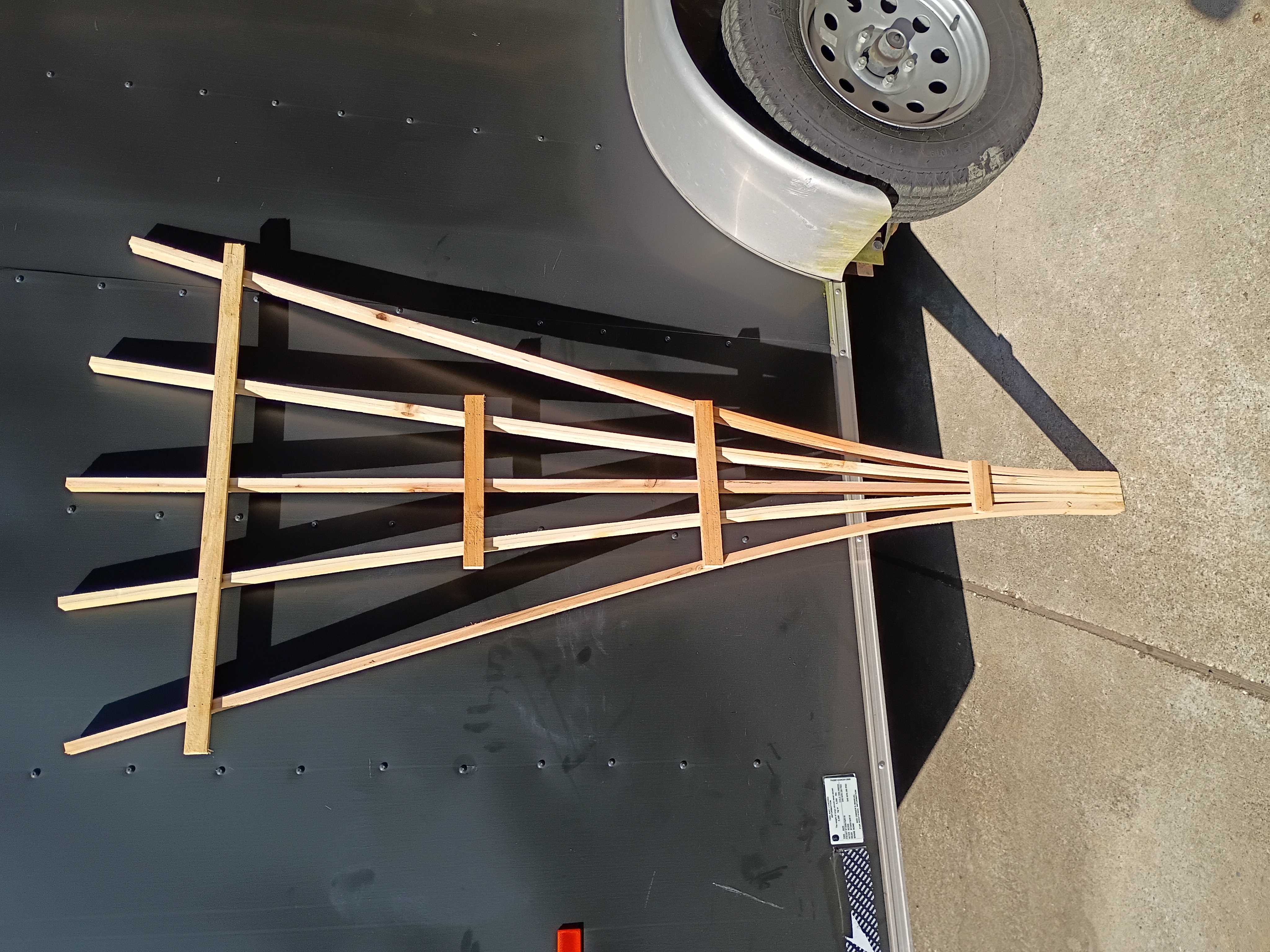 6' Cedar Garden Trellis